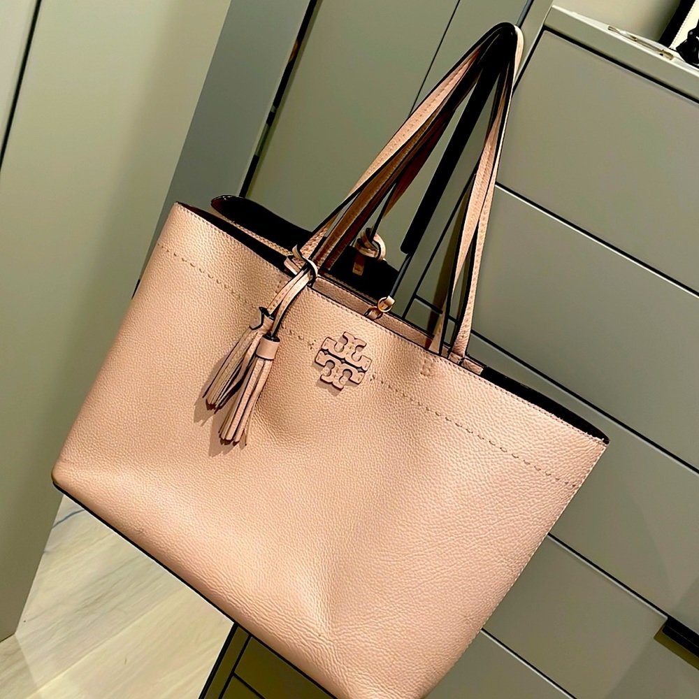 Tory Burch tote. Used but great condition. In blush